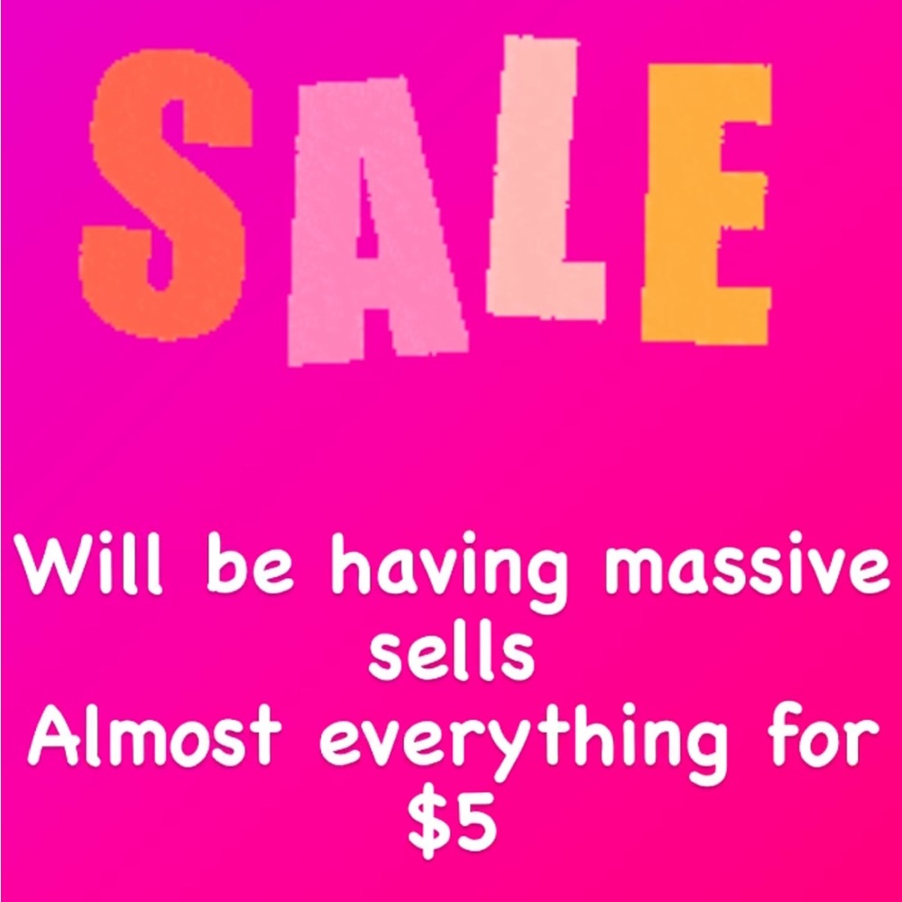 Massive sale